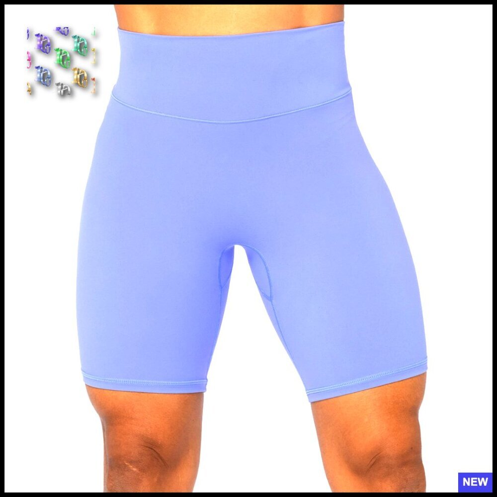 High Waist No Front Seam Biker Shorts Squat Proof Yoga Workout Gym Activewear